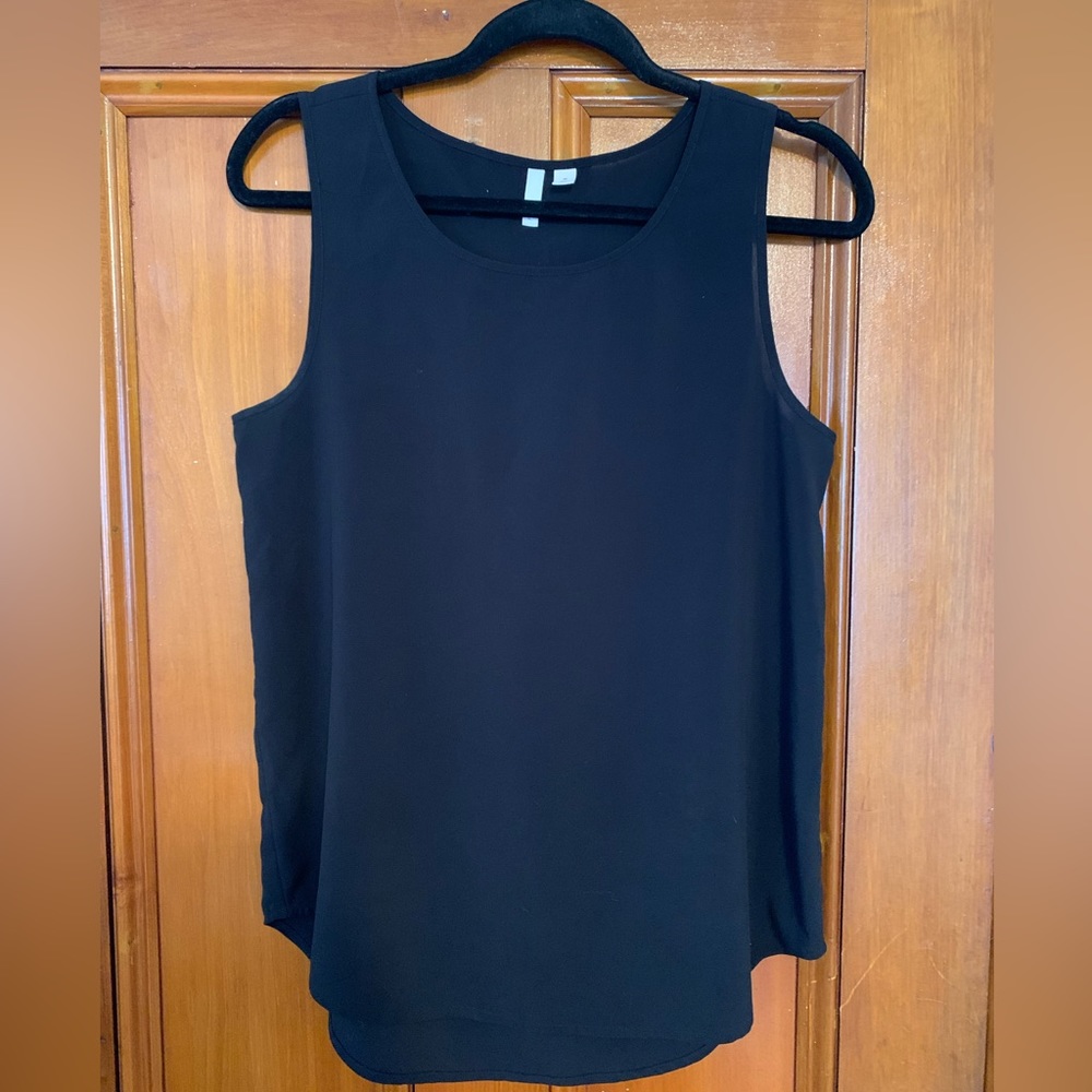 Frenchi Black, professional-wear sleeveless shirt